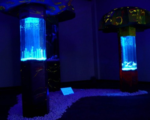 [Monumental Garden] Artificial skin jellyfish, luminous lighting, water
